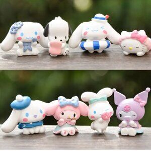 Hello Kitty Sanrio Universe Collectible Fig 8urines Hand Painted PVC NWT